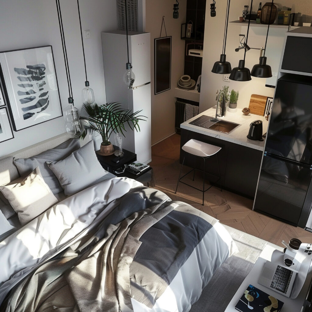 cozy-studio-apartment-with-smart-spacesaving-furniture-arrangements